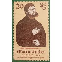 ГДР 1982. Мартин Лютер в образе юнкера Георга