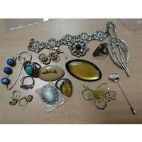 Бижутерия Советская. Хорошая. Лот
