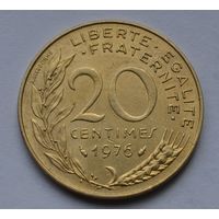 Франция, 20 сантимов 1976 г.