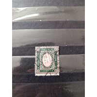 1919 Советская Россия повторный выпуск Загорский ПВ6 горизонтальная меловая сетка герб (2-2)