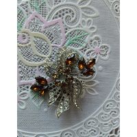 Брошь СССР Чехословакия с рубля