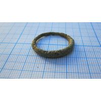 Перстень старинный. Бронза, литье.