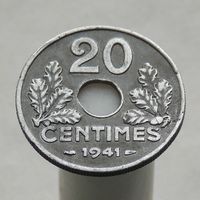 Франция 20 сантимов 1941 Режим Виши