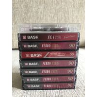 Аудиокассеты BASF Ferro Extra I и Sony EF 90 8 шт