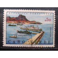 Кабо Верде, колония Португалии, 1968. Порт острова Сан-Висенте