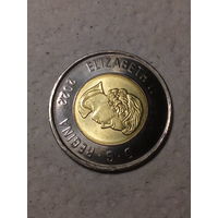 2 доллора Канада 20022 чёрный