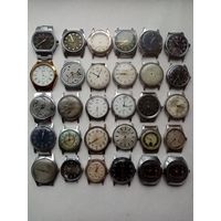 ЧАСЫ РАЗНЫЕ СССР (30-ШТУК)-(32333)