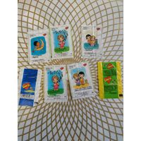 Вкладыши от жвачки.