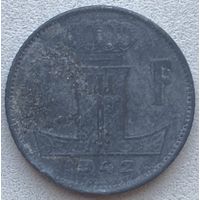 Бельгия 1 франк 1942 г.