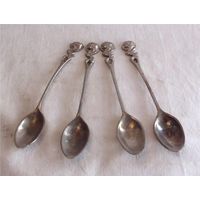 Ложка кофейная Хильдесхаймская роза 4 шт одним лотом 01