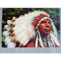 Этнография. США. Индейский вождь