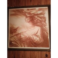 "Птушыны востраў" из цикла "Бярэзінскі запаведнік". Пастель. 1997 год.