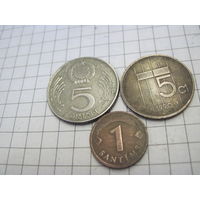 Три монеты/64 с рубля!