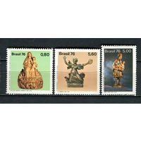 Бразилия - 1976 - Искусство - 3 марки. MNH.  (Лот 3HF)-T41P9
