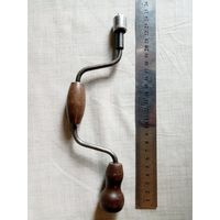 Дрель ручная коловорот маленький детский СССР коловоротик