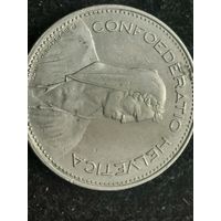 5 франков швейцария 1984