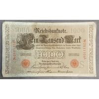Банкнота 1000 марок 1910 год. Германская империя.