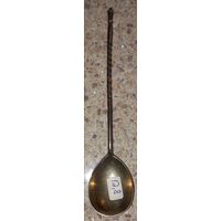 Царизм  ложка  чайныя для варенья. 84  резьба ,позолота. орнамент.12.8гр