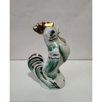 Фарфоровая статуэтка "Петух", "Петушок золотой гребешок". АУКЦИОН не с рубля без МПЦ. ДФЗ