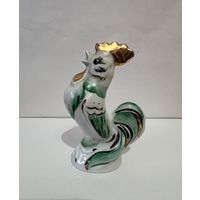 Экспресс АУКЦИОН не с рубля без МПЦ. Фарфоровая статуэтка "Петух", "Петушок золотой гребешок". ДФЗ