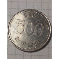 500 вон Южная Корея 2009 год