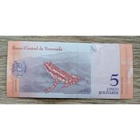 Werty71 Венесуэла 5 боливаров 2018 UNC банкнота лягушка