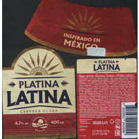 Пивная этикетка (РФ) Platina Latina