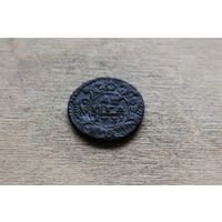 Деньга 1731 года перечекан красивая