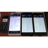 Телефоны рабочие 4 штуки одним лотом