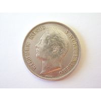 Вюртемберг. 1 гульден. 1843 г. Оригинал.