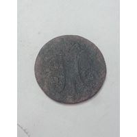 Российская империя  1 копейка 1799 года .