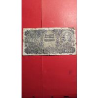 100 шиллингов 1945. Австрия. С рубля. (26) Редкая.