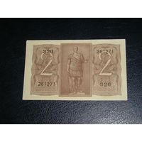 Италия, 2 Лира 1939 Сохран !
