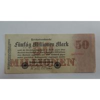 50 миллионов марок 1923г. Германия