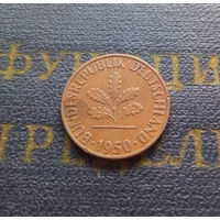 1 пфенниг 1950 (G) Германия ФРГ #24