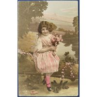 Детская открытка. Франция. Начало 20-го века.