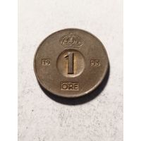 Швеция 1 оре 1953