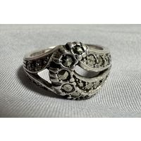 Кольцо серебряное 925 пробы. 2