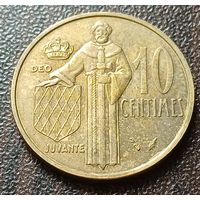 Монако 10 сантимов, 1978    ( 1-4-8 )