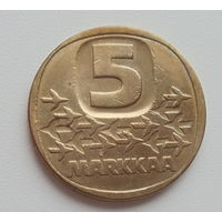 Финляндия 5 марок 1984 год ледокол