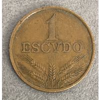 Монета 1 эскудо 1973 год. Португалия. С рубля без МЦ.