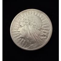 2 злотых 1932 г.  Польша.  Ядвига.  Серебро