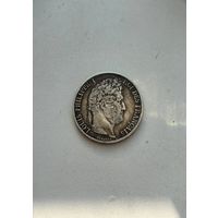 5 франков 1845 Франция Филипп Аукцион с 1 рубля