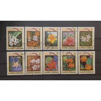 Куба. 1983 год. Флора. Цветы (серия 10 марок)