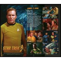 2016 Гана 4777-4782KL 50 лет фильму Звездный путь 18,00 евро