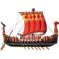 Русская боевая ладья/лодья Сделай сам
