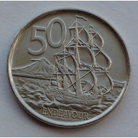 Новая Зеландия 50 центов. 2006 г.