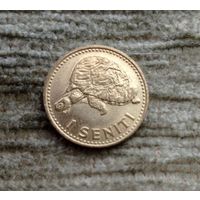 Werty71 ТОНГА 1 сенити 1974 Черепаха