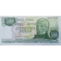 Werty71 Аргентина 500 песо 1977 - 1982 UNC банкнота
