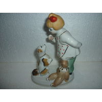 Статуэтка А ну-ка отними. Фарфор. Полоное. ЗХК. 1956-72-ые гг. СССР